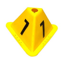 CONO PARA AUTO CON IMAN EN BASE CON NUMEROS $25 MAS