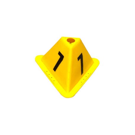 CONO PARA AUTO CON IMAN EN BASE CON NUMEROS $25 MAS