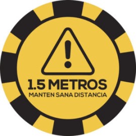ETIQUETA ADHERIBLE PARA PISO 25×25 cm