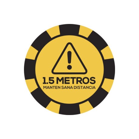 ETIQUETA ADHERIBLE PARA PISO 25×25 cm