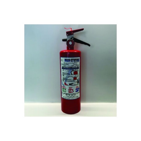 EXTINTOR AUTOMOTRIZ 1 KG NUEVO LLENO (POLVO QUIMICO SECO)