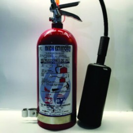 EXTINTOR CO2 10 LIBRAS NUEVO CARGADO