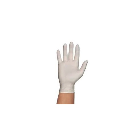 GUANTE DE LATEX BLANCO