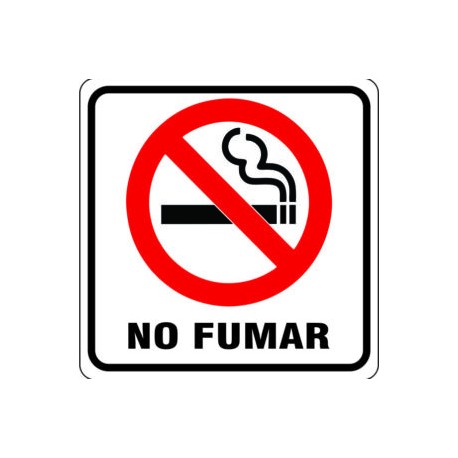 SEÑALAMIENTO DE NO FUMAR 20X20