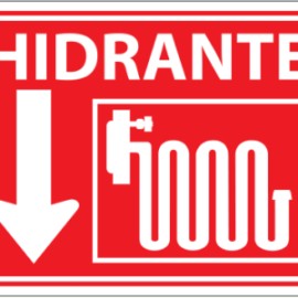 SEÑALAMIENTO HIDRANTE 30X40