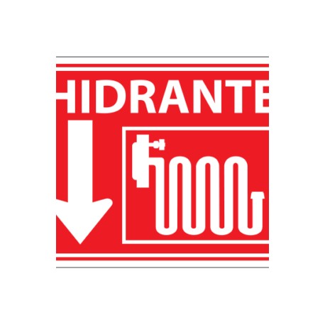 SEÑALAMIENTO HIDRANTE 30X40