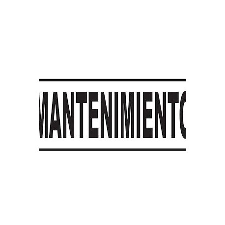 SEÑALAMIENTO MANTENIMIENTO 20X40