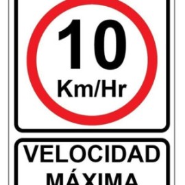 SEÑALAMIENTO VELOCIDAD MÁXIMA 50X60